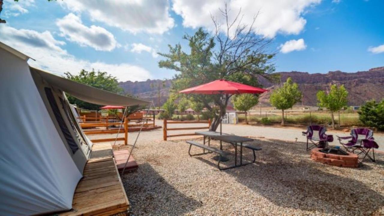 Funstays Glamping Setup Tent In Rv Park #2 Ok-T2 Moab Exterior foto